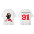 IH NOM UH NIT Chicago 91 Rodman Braids Graphic Tee - Off-White